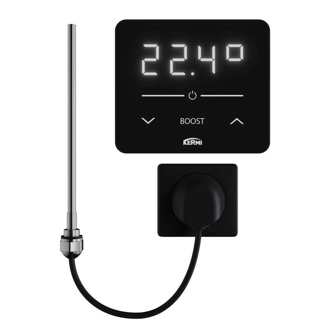Kermi Elektro-Set „WWS“, 1200 W in schwarz