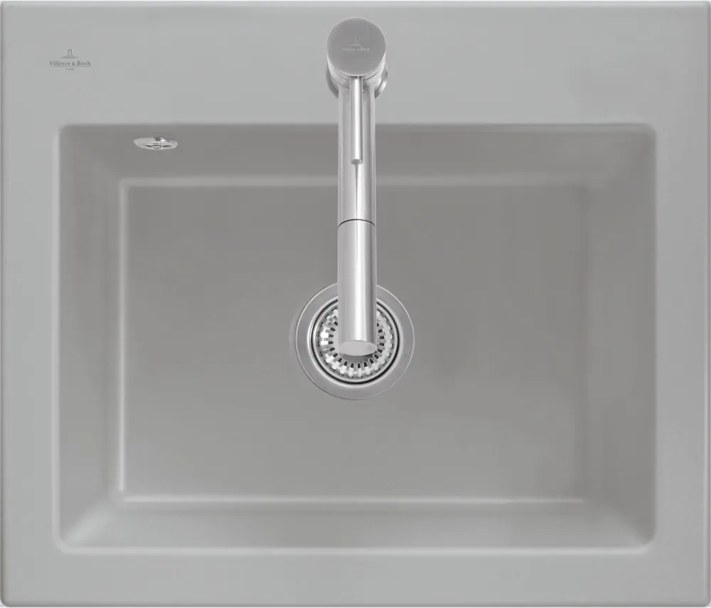 Villeroy & Boch Einbau-Küchenspülbecken „Subway“ 60 S 600 × 510 × 220 mm, für Becken mittig in Morning Green Villeroy & Boch Einbau-Küchenspülbecken „Subway“ 60 S 600 × 510 × 220 mm, für Becken mittig in Morning Green