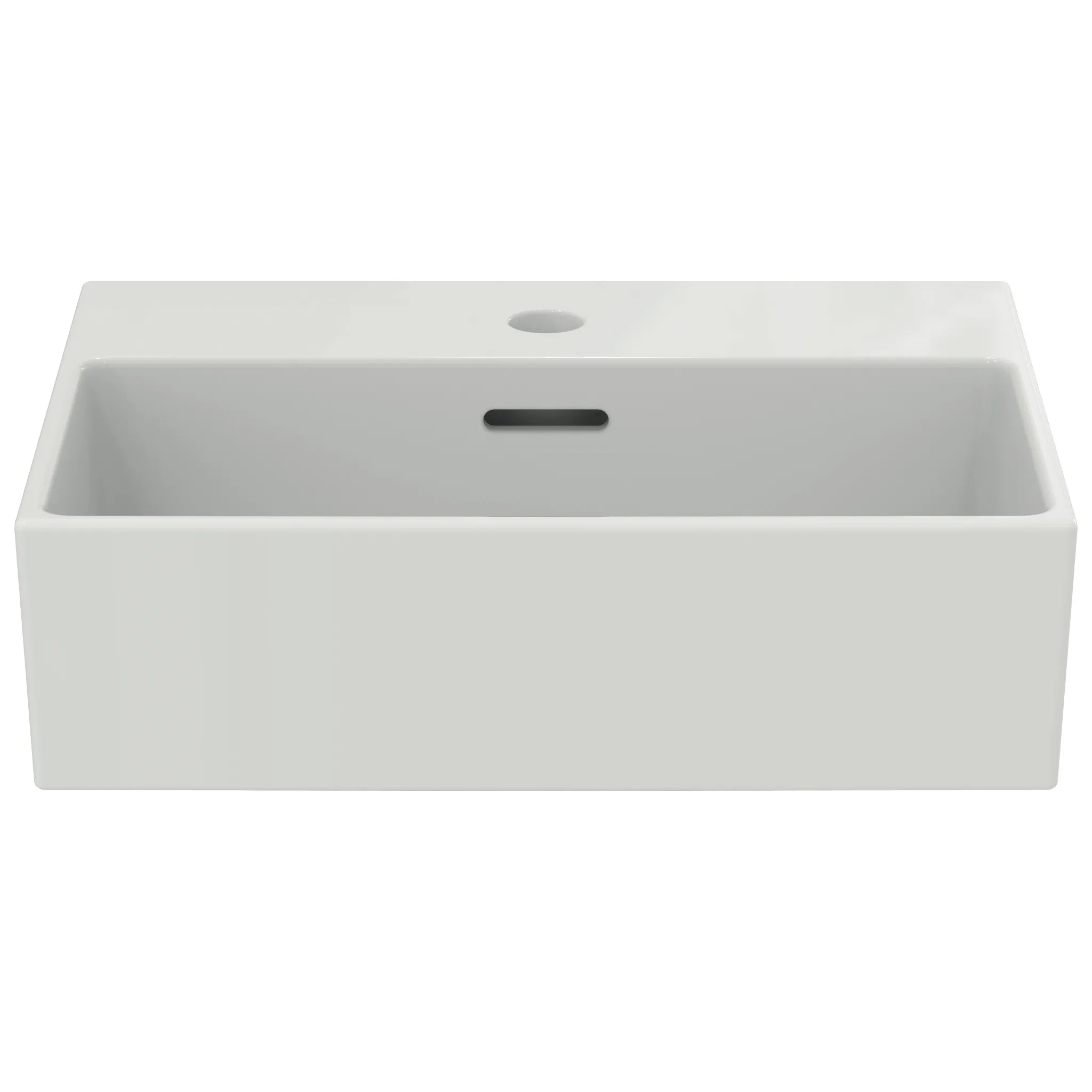 Waschbecken „Extra“ 45 × 35 × 15 cm, Hahnlochposition mittig in Weiß Waschbecken „Extra“ 45 × 35 × 15 cm, Hahnlochposition mittig in Weiß