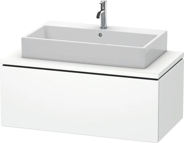 Duravit Waschtischunterschrank wandhängend „L-Cube“ 102 × 40 × 54,7 cm Weiß Matt Duravit Waschtischunterschrank wandhängend „L-Cube“ 102 × 40 × 54,7 cm Weiß Matt