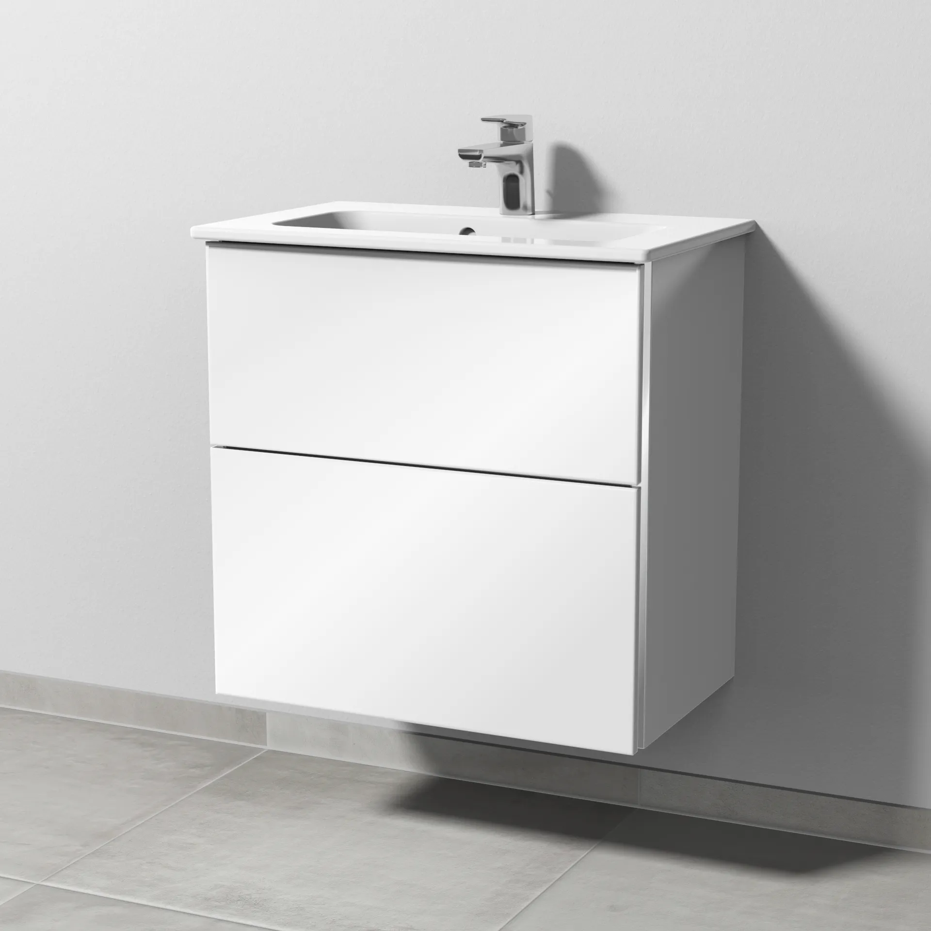 Sanipa Waschtischunterschrank „3way“ 600 × 613 × 382 mm in Weiß (glanz) Sanipa Waschtischunterschrank „3way“ 600 × 613 × 382 mm in Weiß (glanz)
