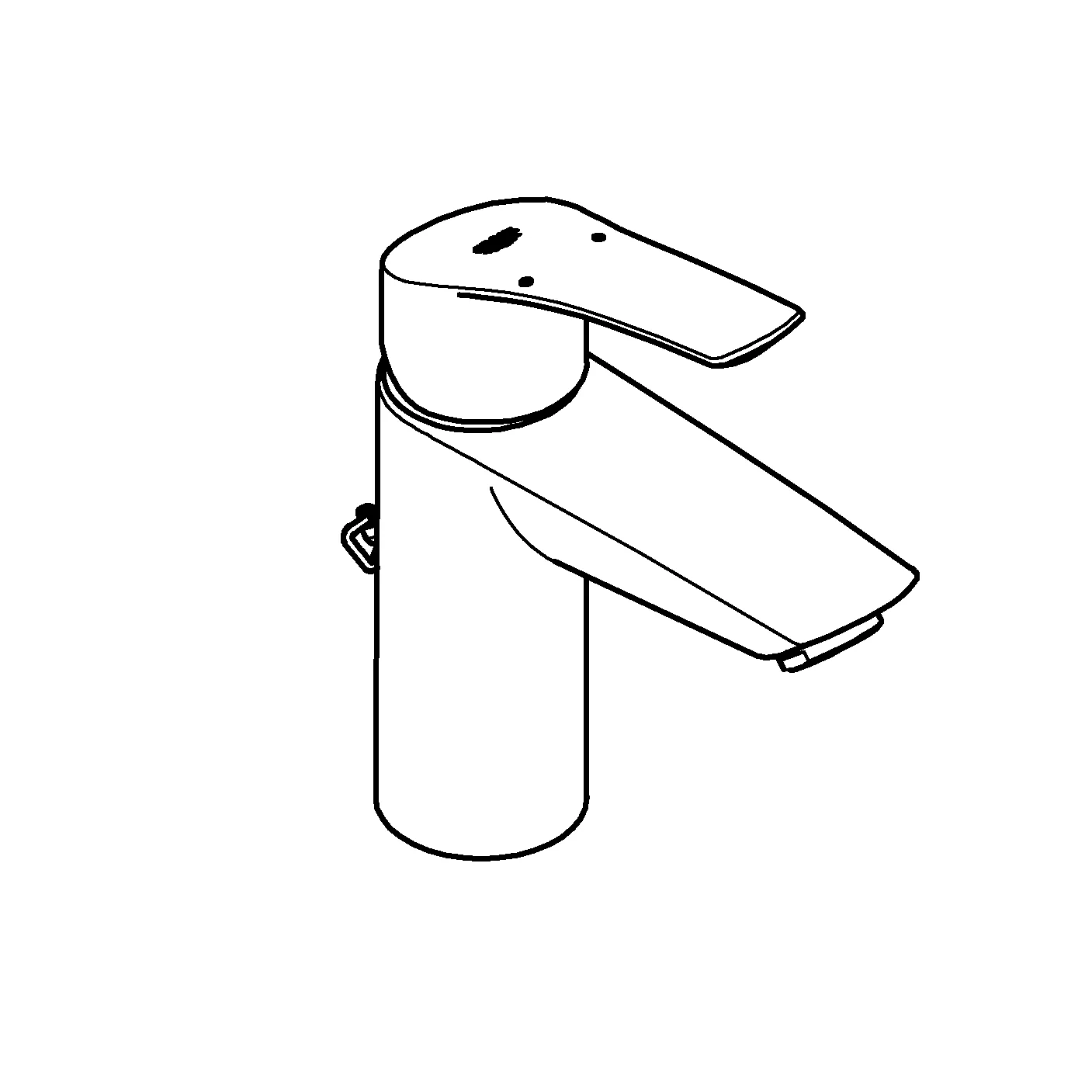 Grohe Eurosmart Professional (2021) Einhand-Waschtischbatterie S-Size, Einlochmontage, chrom Grohe Eurosmart Professional (2021) Einhand-Waschtischbatterie S-Size, Einlochmontage, chrom