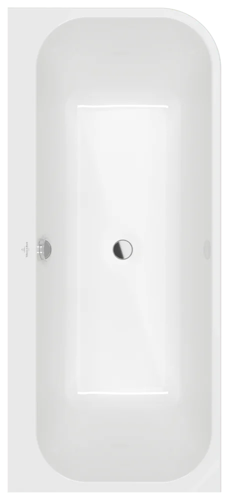 Villeroy & Boch Architectura Badewanne UBA170ARE9CL00V, links, 1700x750mm, Acryl, Weiß Alpin