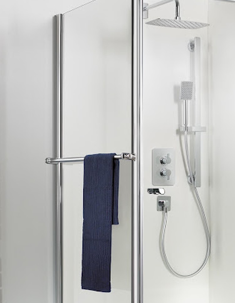 HSK teilgerahmte Seitenwand „Exklusiv“ Glas Klar hell, Profile Alu Silber-matt, für #Türbreite#, B: 750 mm H: 2000 mm HSK teilgerahmte Seitenwand „Exklusiv“ Glas Klar hell, Profile Alu Silber-matt, für #Türbreite#, B: 750 mm H: 2000 mm