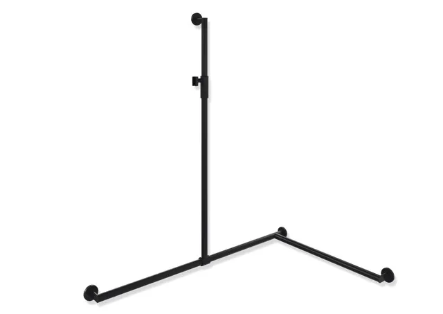 HEWI Haltegriff Ausführung rechts „System 900“ in Schwarz tiefmatt / Schwarz matt, Befestigung verdeckt HEWI Haltegriff Ausführung rechts „System 900“ in Schwarz tiefmatt / Schwarz matt, Befestigung verdeckt