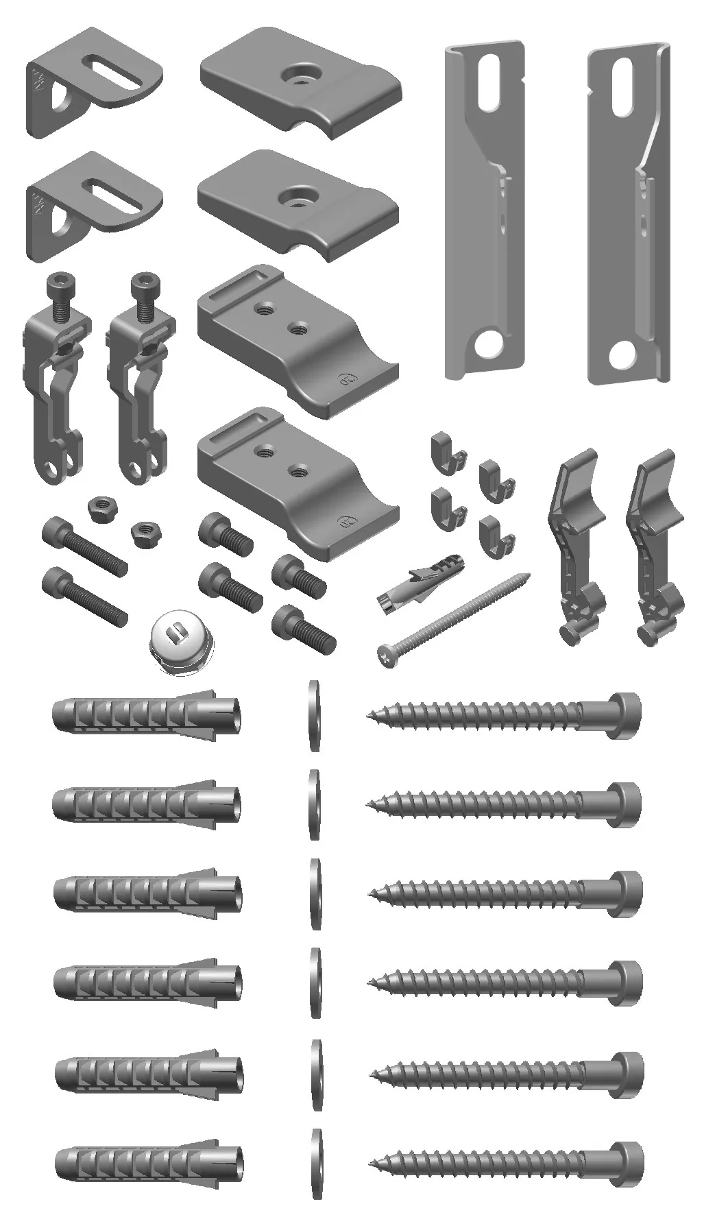 Kermi Befestigungs-Set