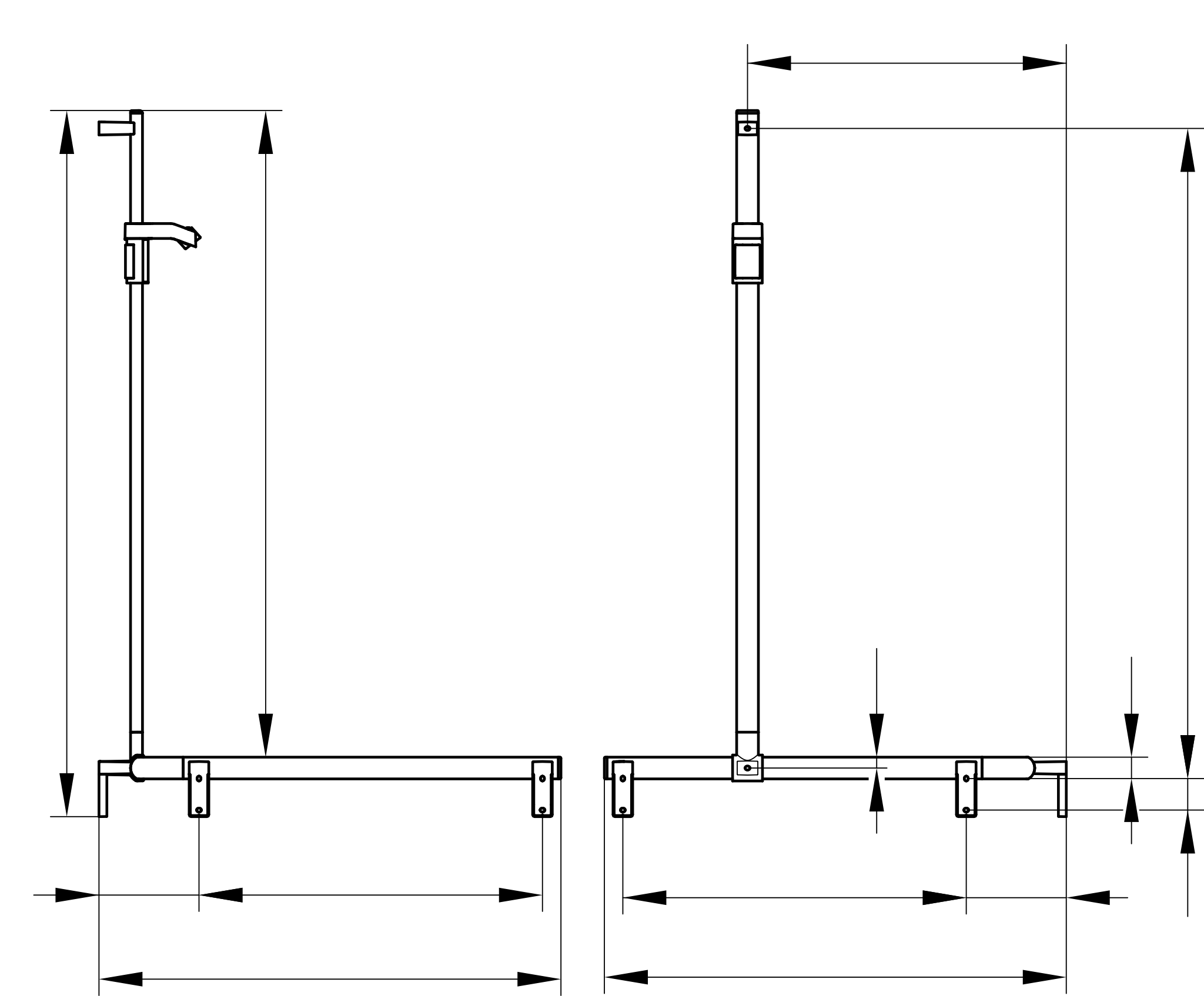 KEUCO Duschhandlauf mit Brausestange „Axess“ 850 × 850 × 1300 mm Ausführung rechts, in Verchromt KEUCO Duschhandlauf mit Brausestange „Axess“ 850 × 850 × 1300 mm Ausführung rechts, in Verchromt