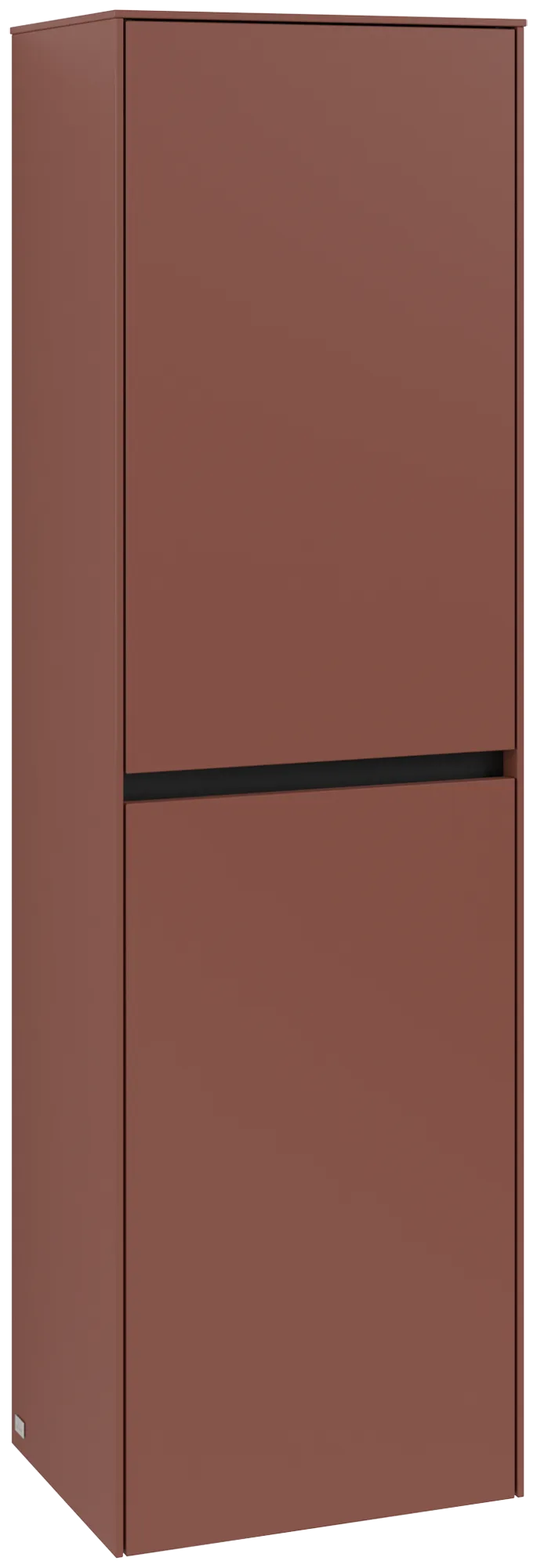 Villeroy & Boch Hochschrank mit Wäschekorb „Collaro“ 45,4 × 153,8 × 34,9 cm ohne Beleuchtung, Anschlag links, 1 Tür