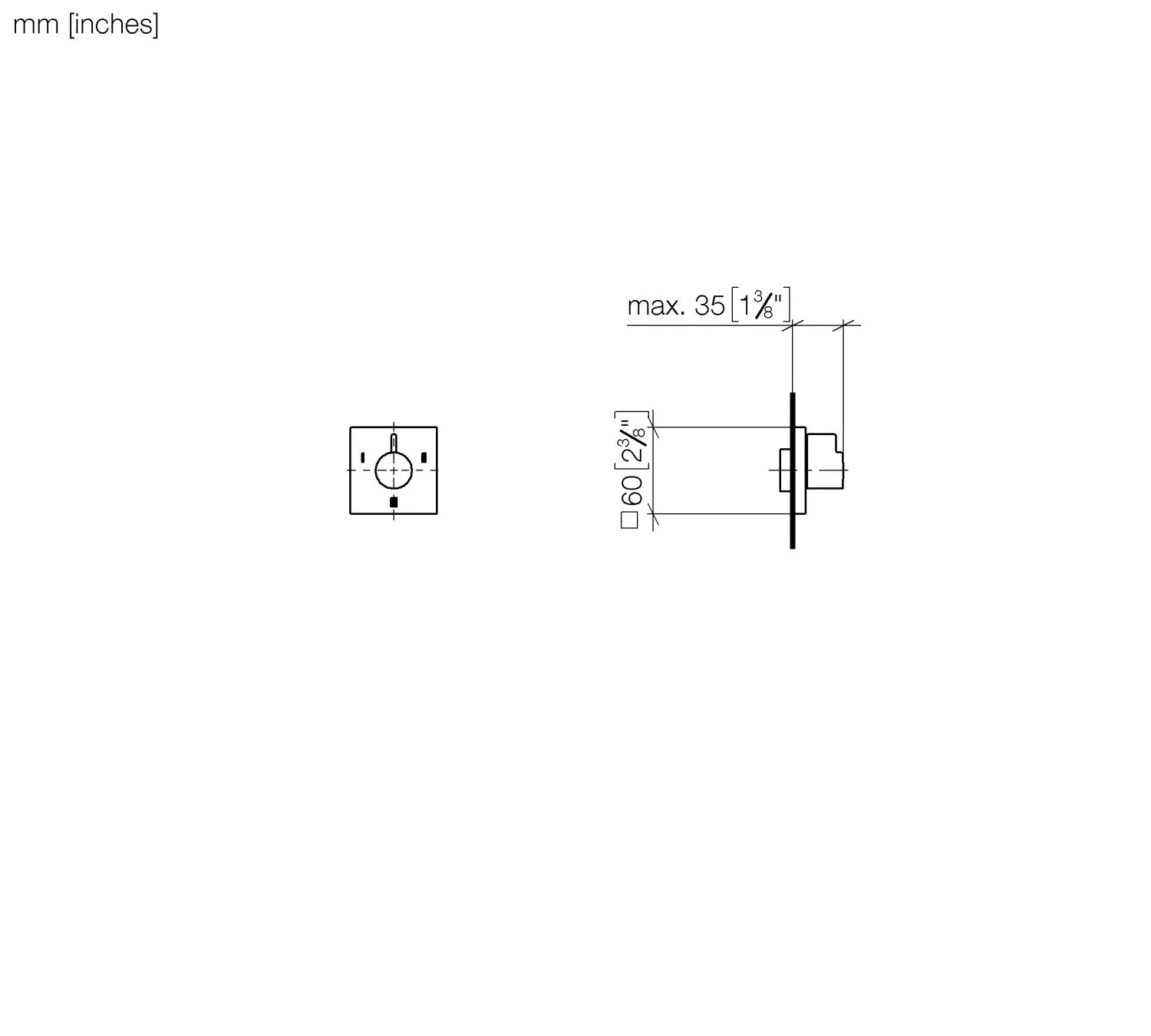 UP-Dreiwege-Umstellung SYMETRICS Chrom 36210985 UP-Dreiwege-Umstellung SYMETRICS Chrom 36210985