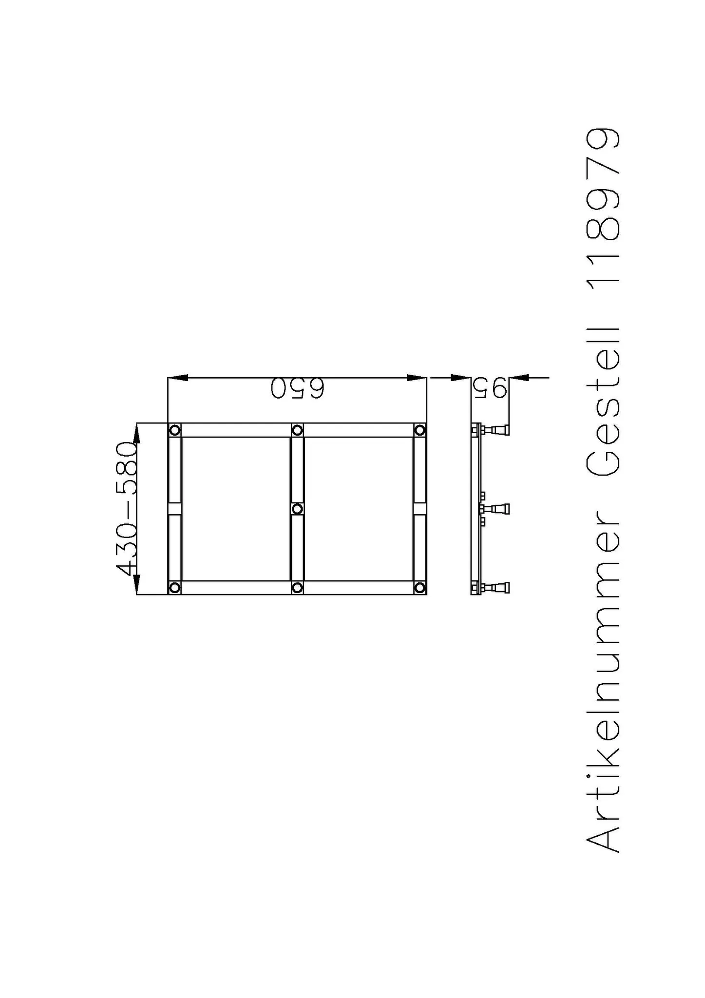 Hoesch Untergestell für Duschwanne „Muna“ 4166, 4167, 4168, 4174, 4175, 4176, 4200, 4212 70 × 110 cm Hoesch Untergestell für Duschwanne „Muna“ 4166, 4167, 4168, 4174, 4175, 4176, 4200, 4212 70 × 110 cm