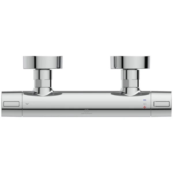 Ideal Standard Ceratherm Alu+ Brausethermostat Chrom, Aufputz, 100% recyceltes Aluminium