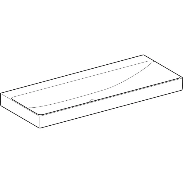 Wandwaschtisch „One“, rechteckig 120 × 48 cm mit KeraTect® Wandwaschtisch „One“, rechteckig 120 × 48 cm mit KeraTect®