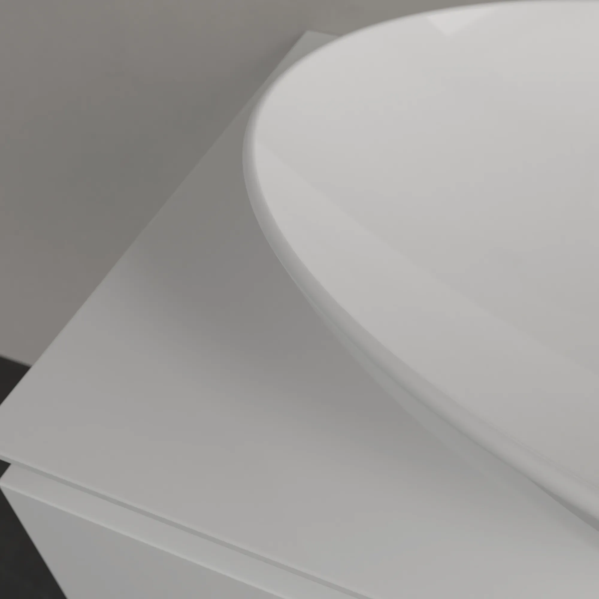 Villeroy & Boch Aufsatzwaschtisch aus TitanCeram „Loop & Friends“ 620 × 420 × 150 mm, ohne Hahnlochbohrung in Weiß Alpin Villeroy & Boch Aufsatzwaschtisch aus TitanCeram „Loop & Friends“ 620 × 420 × 150 mm, ohne Hahnlochbohrung in Weiß Alpin