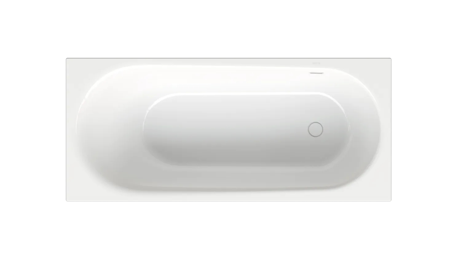 BetteComodo Badewanne Rechteck mit seitlichem Überlauf, weiß, glasierter Titan-Stahl, 1700 x 750 mm, Randhöhe 20 mm, Nutzinhalt 155 l BetteComodo Badewanne Rechteck mit seitlichem Überlauf, weiß, glasierter Titan-Stahl, 1700 x 750 mm, Randhöhe 20 mm, Nutzinhalt 155 l
