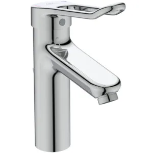 Waschtischarmatur Ceraplus Grande mit Bügelgriff mit Ablaufgarnitur Ausladung 123mm Chrom Waschtischarmatur Ceraplus Grande mit Bügelgriff mit Ablaufgarnitur Ausladung 123mm Chrom