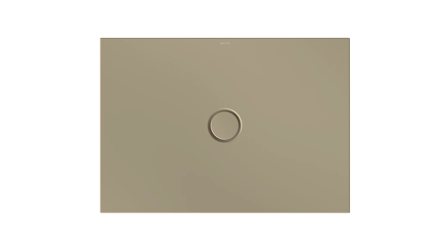 Bette rechteck Duschwanne „BetteFloor“ 1000 × 700 mm ohne Oberflächenbeschichtung, mit BetteGlasur Plus, ohne Wannenträger, in Hazel