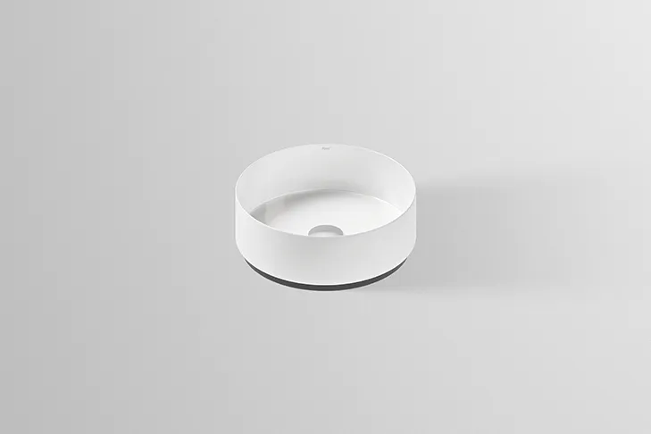 Waschbecken „KE-Serie“ 375 × 114 mm in Alpinweiß, mit ProShield Waschbecken „KE-Serie“ 375 × 114 mm in Alpinweiß, mit ProShield