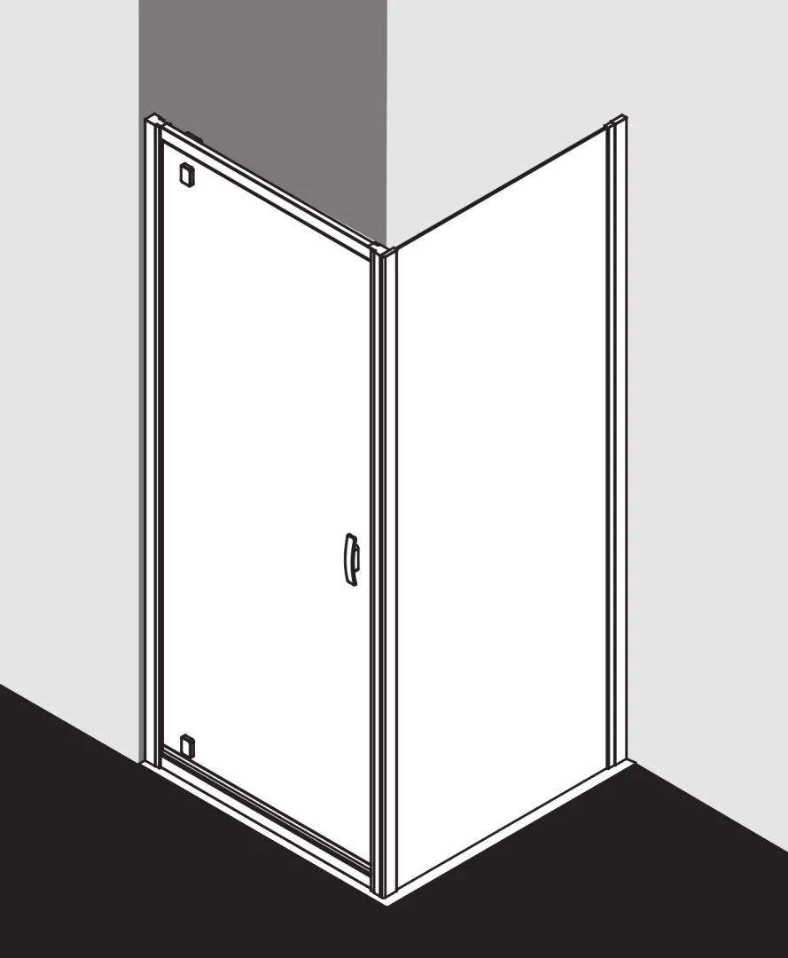 Kermi Duschdesign IBIZA 2000 Schwingtür, I2 KOD, 1750x750mm