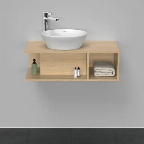 Duravit Waschtischunterschrank wandhängend „D-Neo“ 80 × 26 × 48 cm Eiche Natur