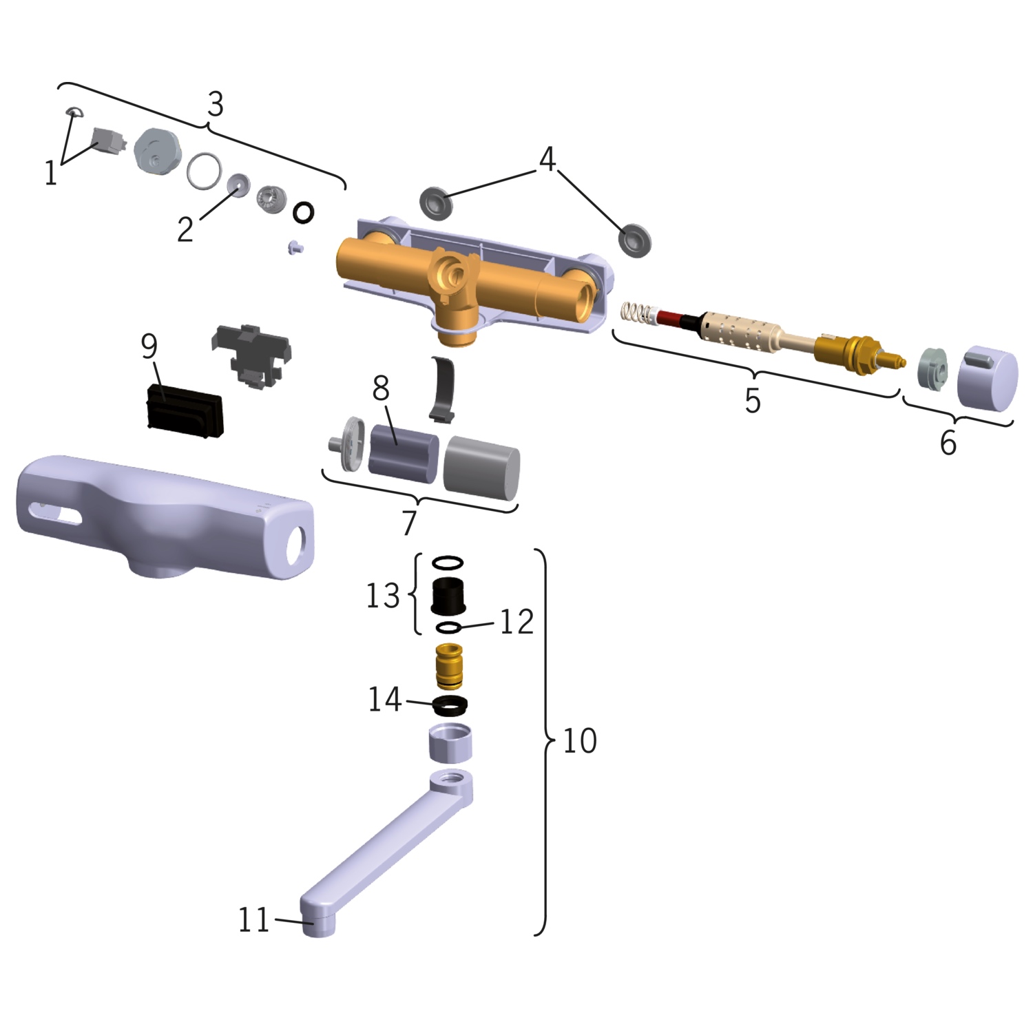 Hansa Waschtischarmatur, elektronisch „Electra“ Ausladung 250 mm in Chrom Hansa Waschtischarmatur, elektronisch „Electra“ Ausladung 250 mm in Chrom