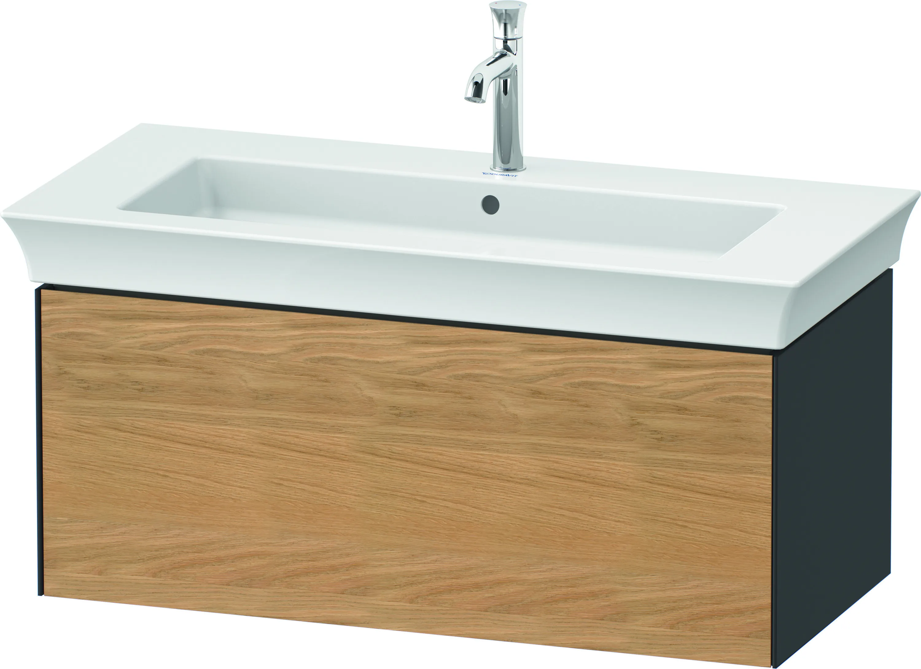 Duravit Waschtischunterschrank wandhängend „White Tulip“ 98,4 × 41 × 45,8 cm Duravit Waschtischunterschrank wandhängend „White Tulip“ 98,4 × 41 × 45,8 cm