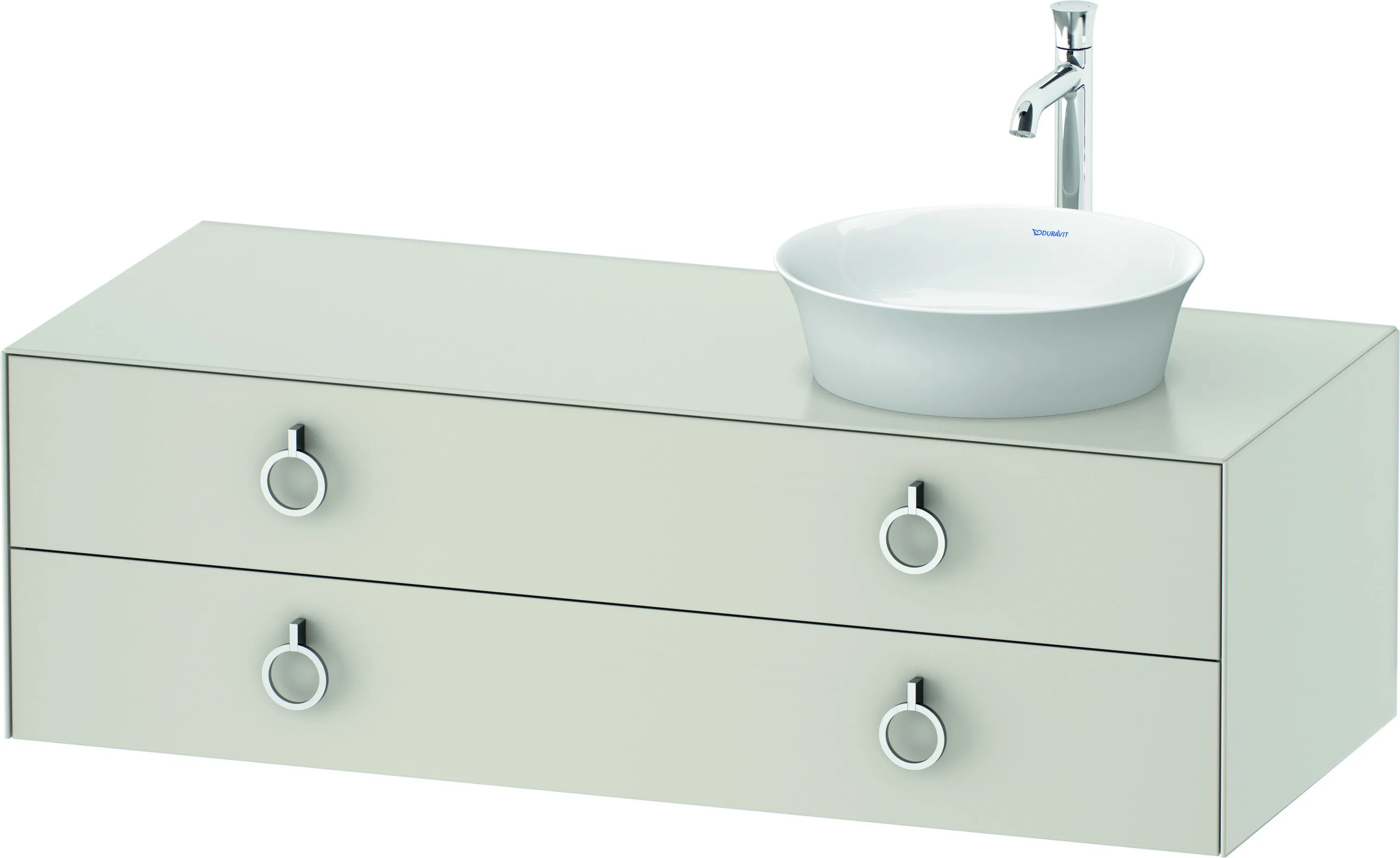 Duravit Waschtischunterschrank wandhängend „White Tulip“ 130 × 40,8 × 55 cm Duravit Waschtischunterschrank wandhängend „White Tulip“ 130 × 40,8 × 55 cm