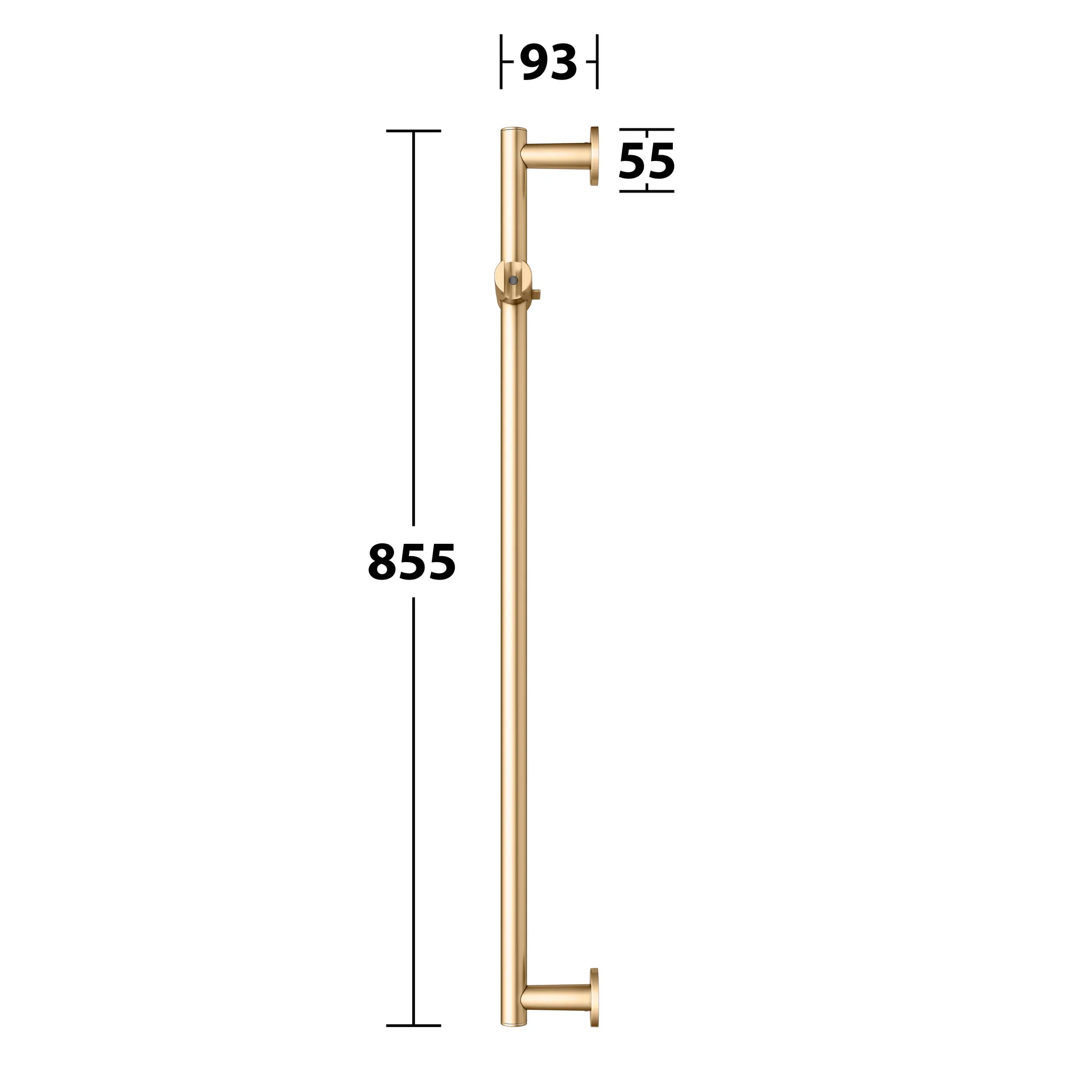 KEUCO IXMO Brausestange rund, 855 mm, Messing gebürstet KEUCO IXMO Brausestange rund, 855 mm, Messing gebürstet