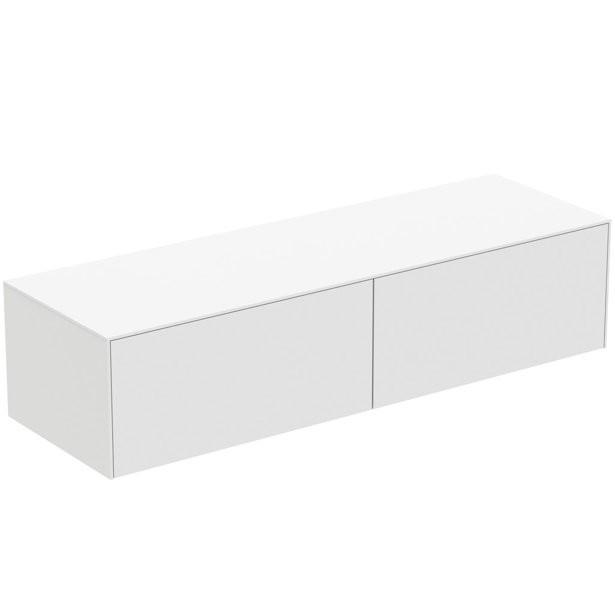 Ideal Standard Waschtischunterschrank „Conca“ 158,7 × 37 × 50,5 cm Weiß matt lackiert
