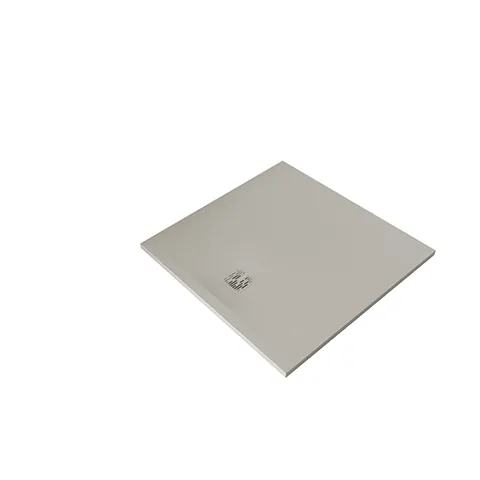 Kludi-TERRA Duschwanne 100 x 100 cm H3, Matt Light Dove – inkl. Abflussabdeckung