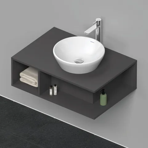 Duravit Waschtischunterschrank wandhängend „D-Neo“ 80 × 26 × 55 cm Graphit Matt Duravit Waschtischunterschrank wandhängend „D-Neo“ 80 × 26 × 55 cm Graphit Matt