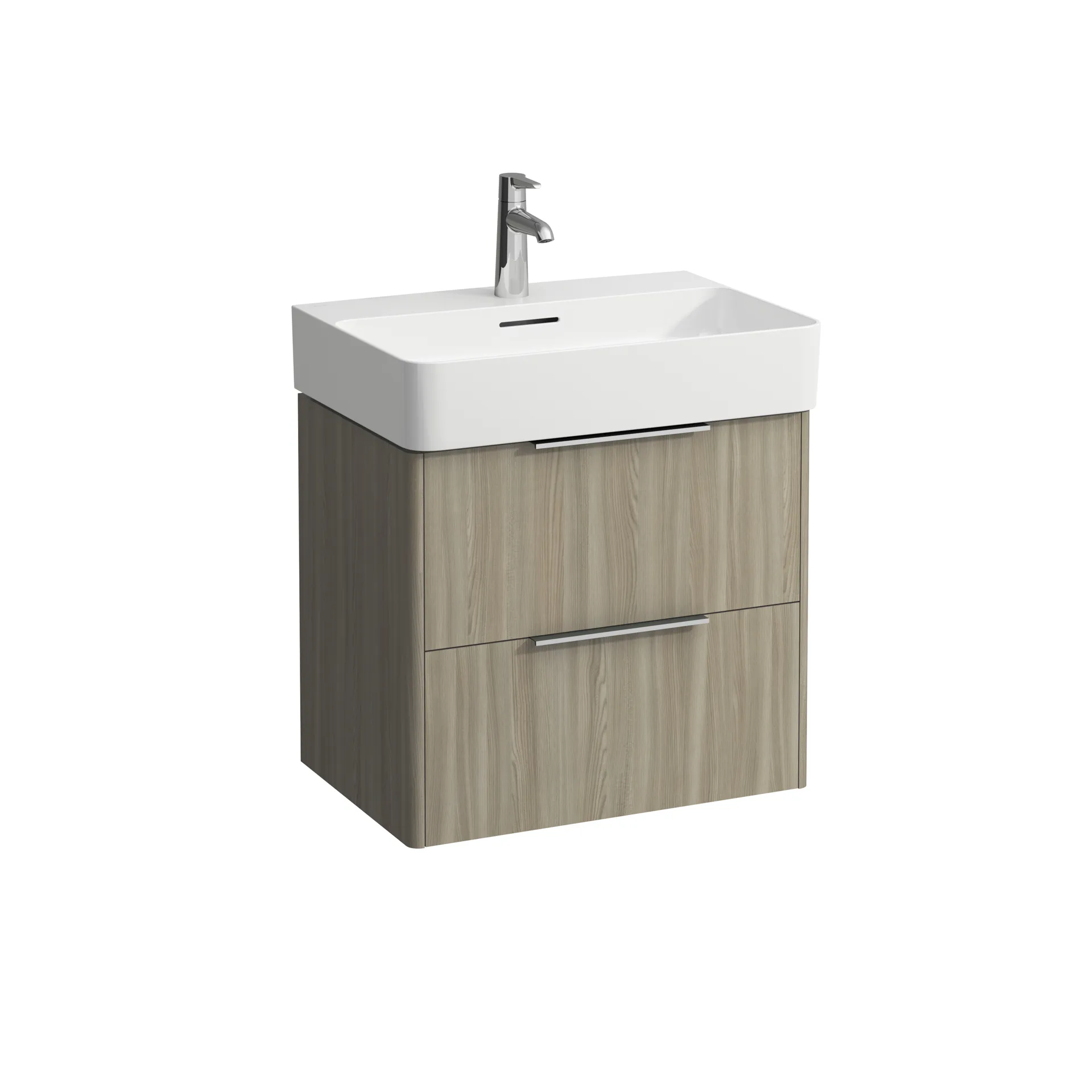 Waschtischunterbau BASE für VAL 391x583x515 2 Schubladen mit Griff aluminium eloxiert für Waschtisch H810283 weiß matt Waschtischunterbau BASE für VAL 391x583x515 2 Schubladen mit Griff aluminium eloxiert für Waschtisch H810283 weiß matt