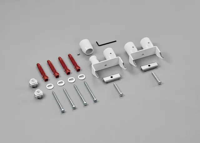 Montageset für „Yucca Cover“ in weiß Montageset für „Yucca Cover“ in weiß