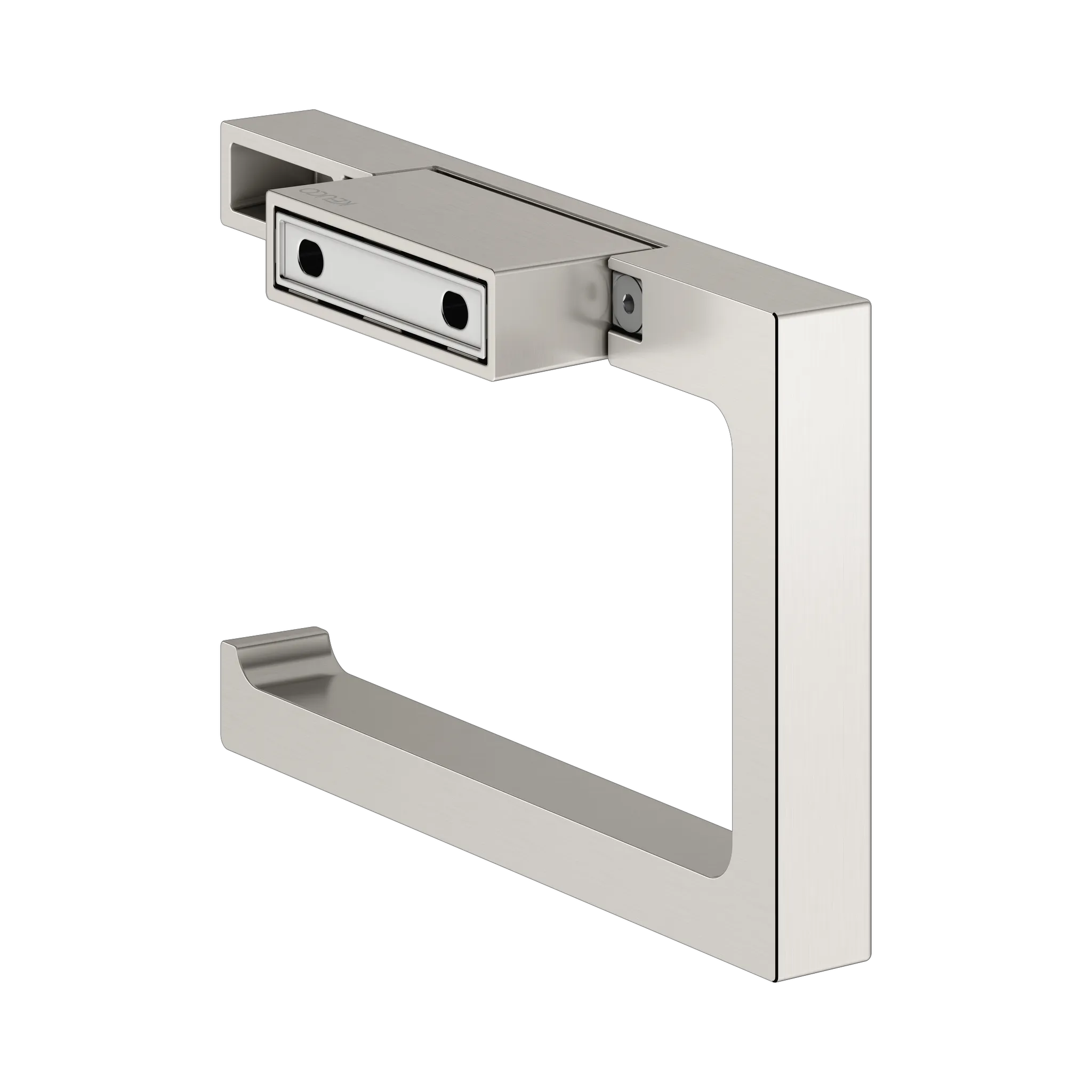 Edition 11 11162050000 Toilettenpapierhalter offene Form Nickel gebürstet