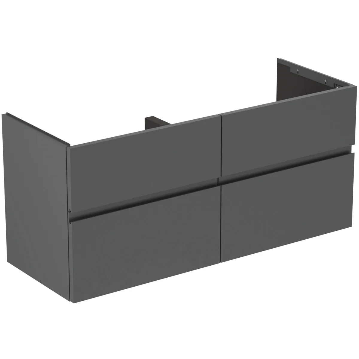 Ideal Standard Waschtischunterschrank „Finesse“ 120 × 54,5 × 44 cm Anthrazit matt lackiert Ideal Standard Waschtischunterschrank „Finesse“ 120 × 54,5 × 44 cm Anthrazit matt lackiert