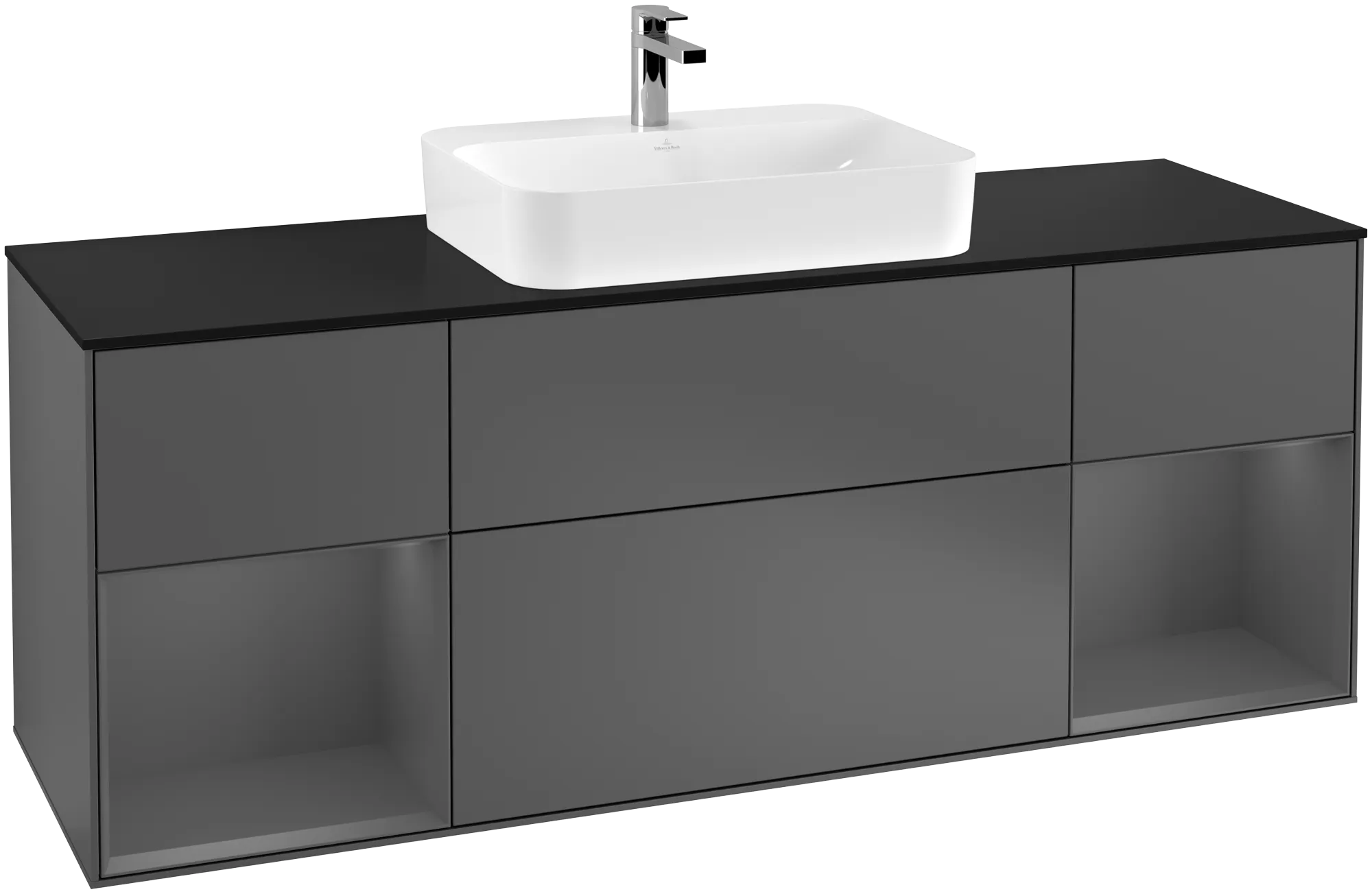 Villeroy & Boch Finion Waschbeckenunterschrank G45, 1600x603x501mm, anthrazit