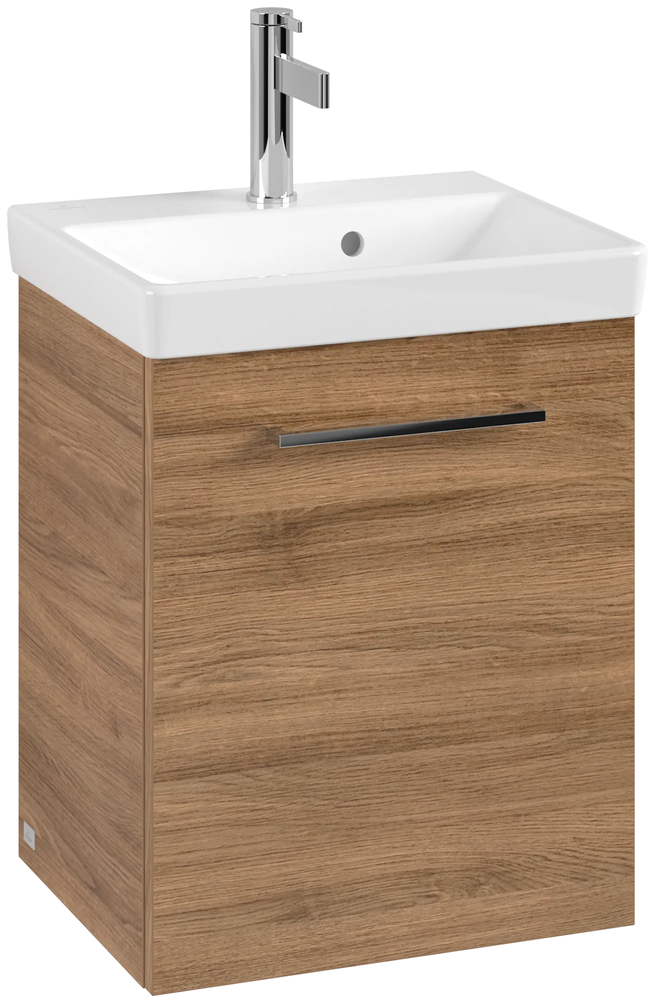 Villeroy & Boch Waschtischunterschrank mit Tür „Avento“ für Schrankwaschtisch 430 × 514 × 352 mm Kansas Oak, Anschlag rechts, Soft Closing, 1 Tür Anschlag: rechts / Front- & Korpusfarbe: Kansas Oak / Grifffarbe: Chrome Glanz / Größe: 43 × 51,4 cm Villeroy & Boch Waschtischunterschrank mit Tür „Avento“ für Schrankwaschtisch 430 × 514 × 352 mm Kansas Oak, Anschlag rechts, Soft Closing, 1 Tür Anschlag: rechts / Front- & Korpusfarbe: Kansas Oak / Grifffarbe: Chrome Glanz / Größe: 43 × 51,4 cm