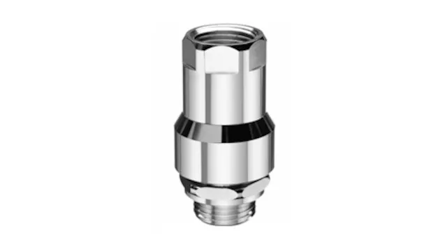 Rohrbelüfter, Durchflussform von oben nach unten, RB, RFV, DN 20 G 3/4 IG, DN 20 G 3/4 AG, chrom