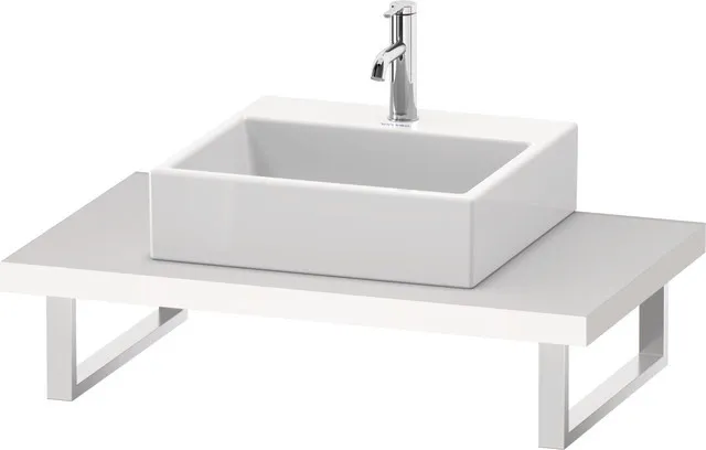 Duravit Konsole „L-Cube“ in Weiß Supermatt