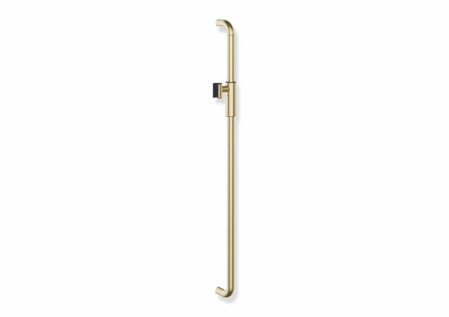 Brausehalterstange, Edelstahl, PVD beschichtet, Achsmaß 900 mm, 79 mm tief, Durchmesser 25 mm, mit magnetischem Brausehalter, in Farbe CK (Messing glänzend) Brausehalterstange, Edelstahl, PVD beschichtet, Achsmaß 900 mm, 79 mm tief, Durchmesser 25 mm, mit magnetischem Brausehalter, in Farbe CK (Messing glänzend)