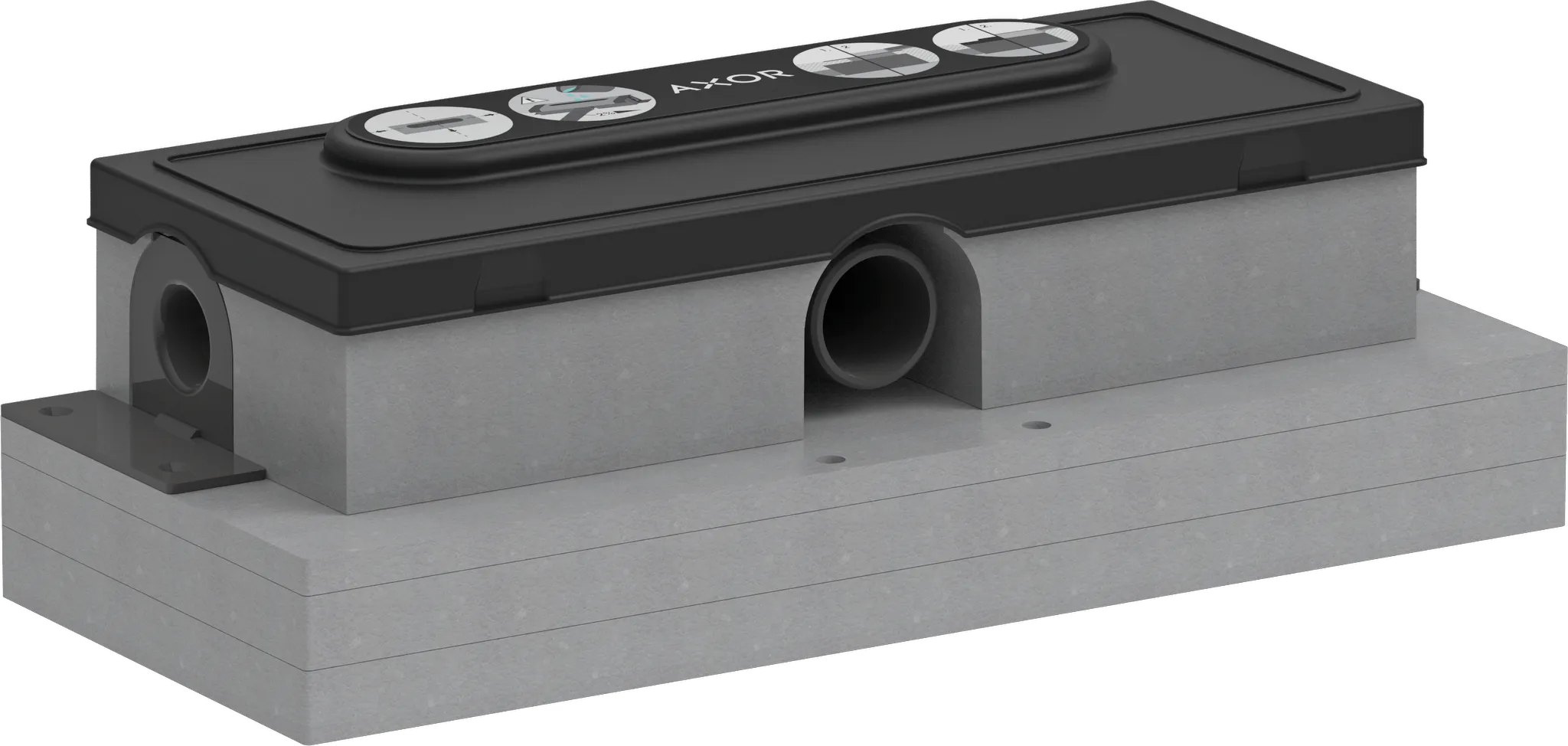 Hansgrohe AXOR uBox universal Grundkörper Duschrinne Ablaufgehäuse Hansgrohe AXOR uBox universal Grundkörper Duschrinne Ablaufgehäuse