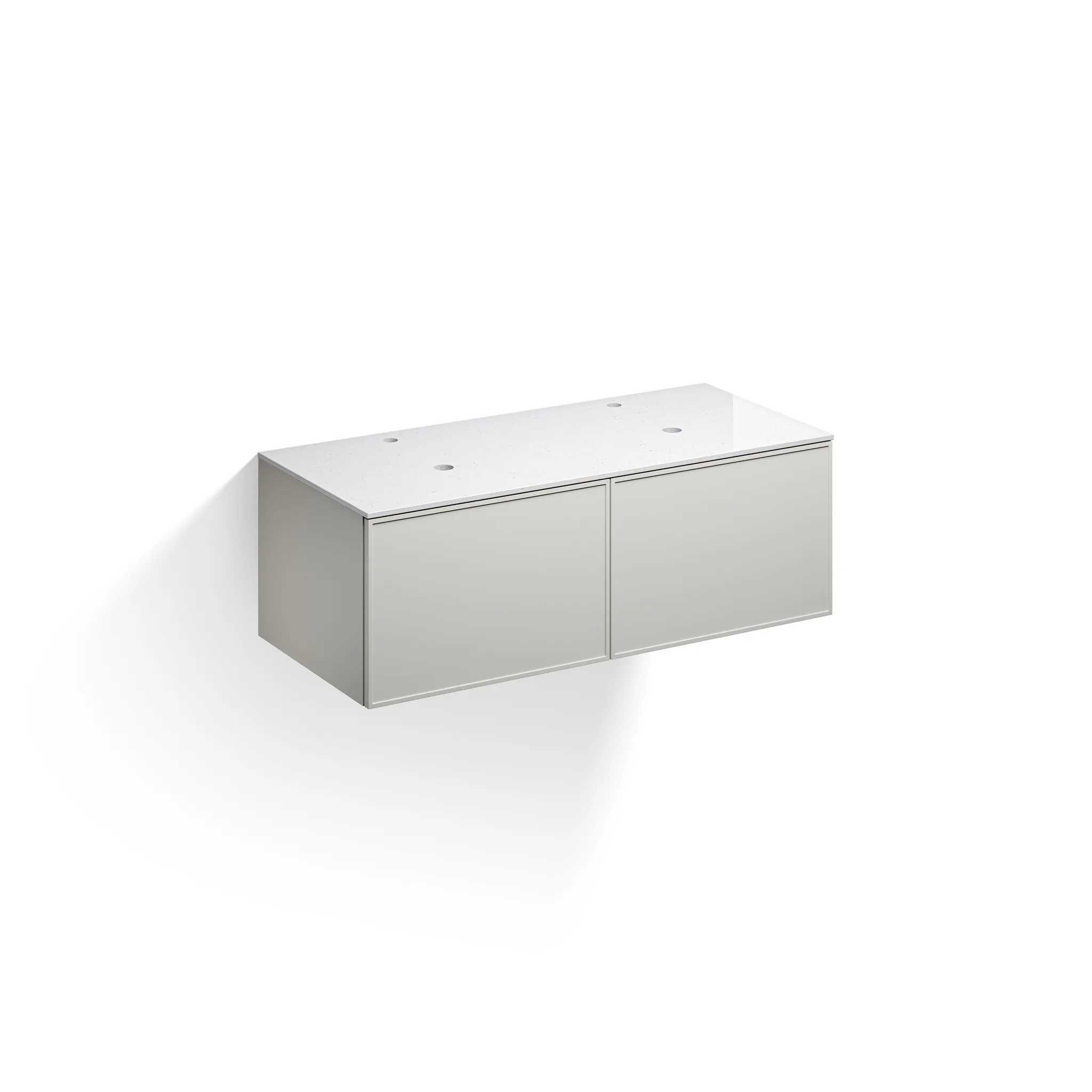 Alape Möbelmodul Arkta 1200x400 Carrara/Seidengrau