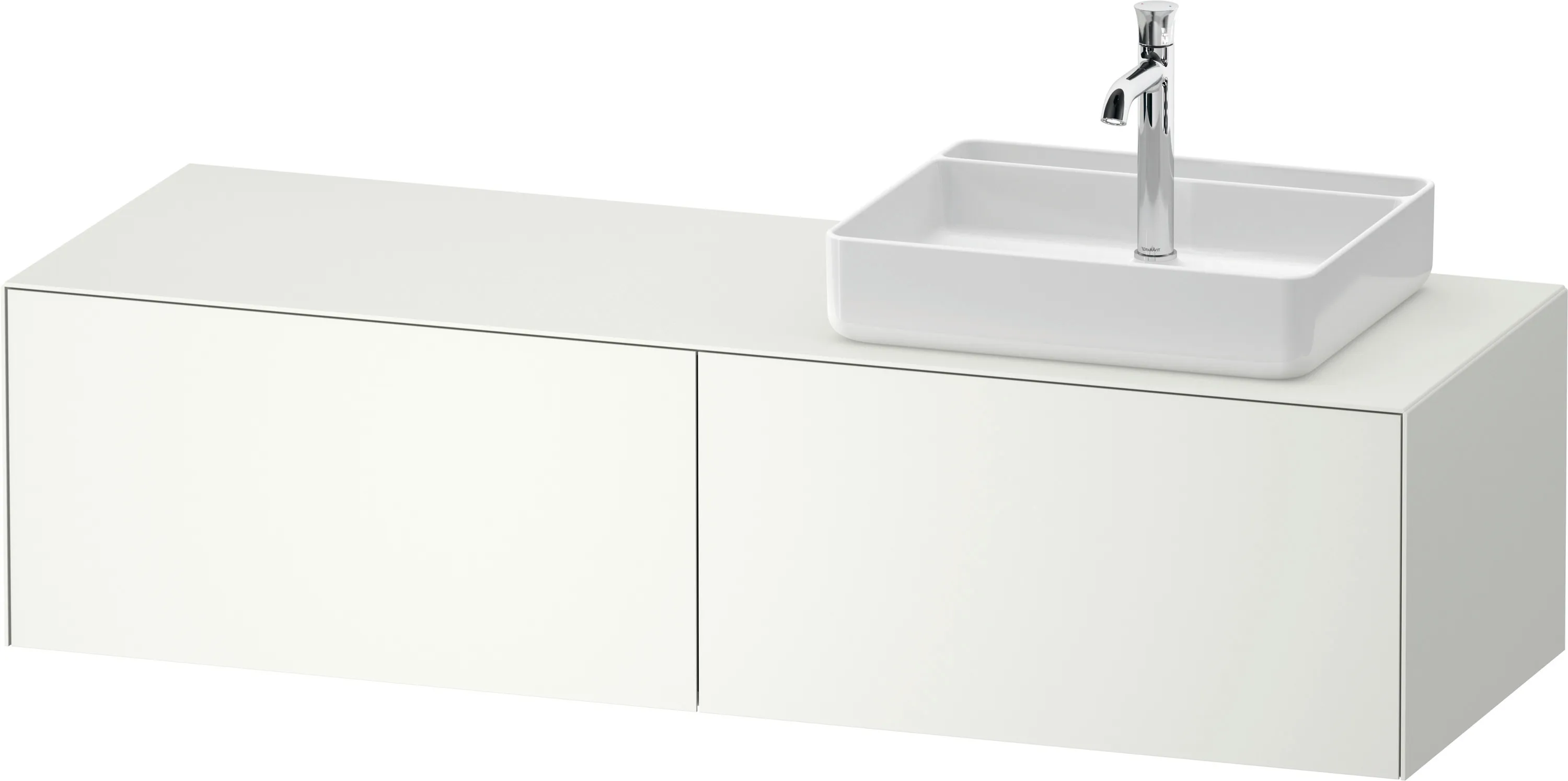 Duravit Waschtischunterschrank wandhängend „White Tulip“ 160 × 40,8 × 55 cm