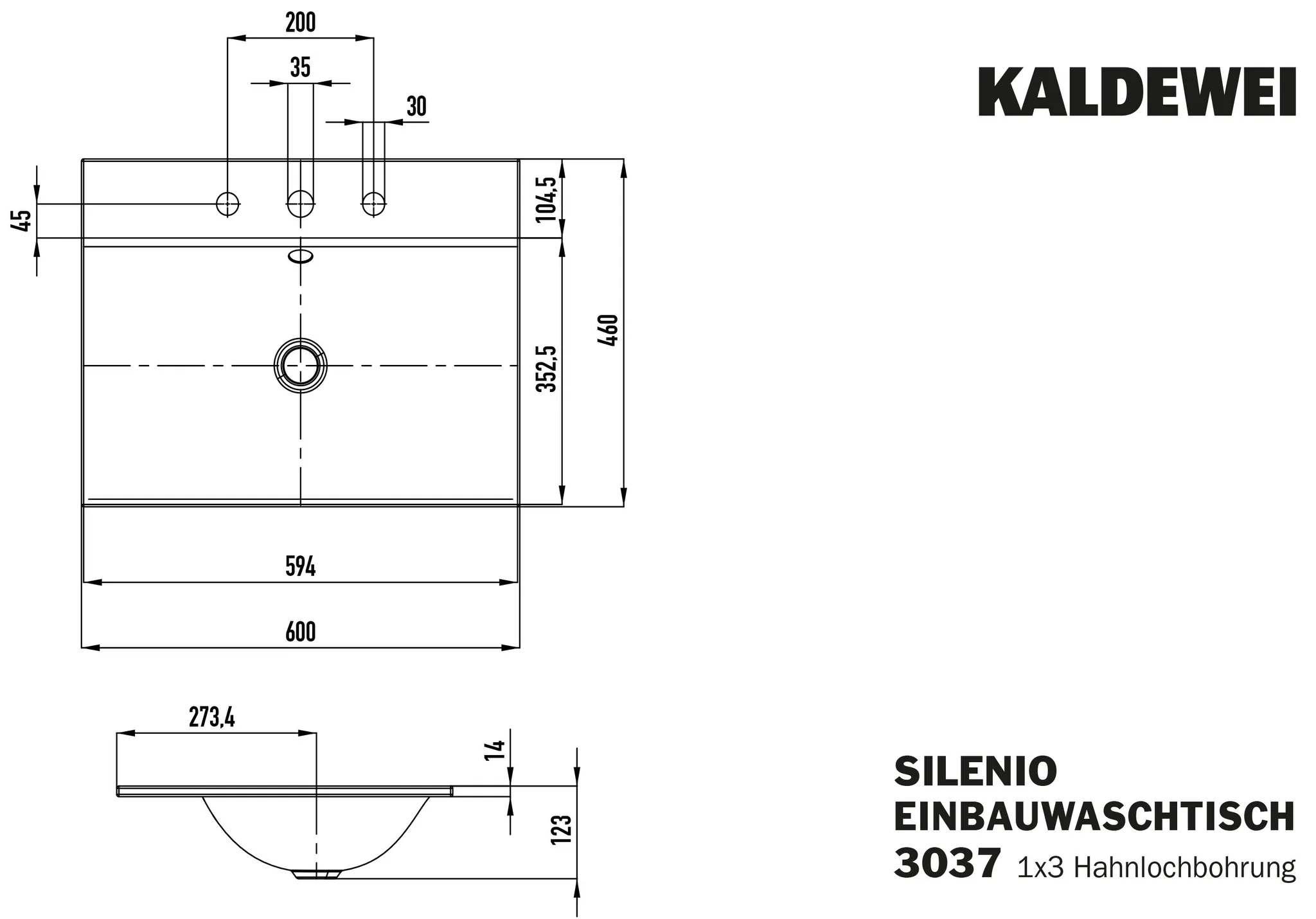 Einbauwaschtisch „Silenio“ 90 × 46 cm, ohne Hahnlochbohrung in cool grey 30, mit Perl-Effekt Einbauwaschtisch „Silenio“ 90 × 46 cm, ohne Hahnlochbohrung in cool grey 30, mit Perl-Effekt