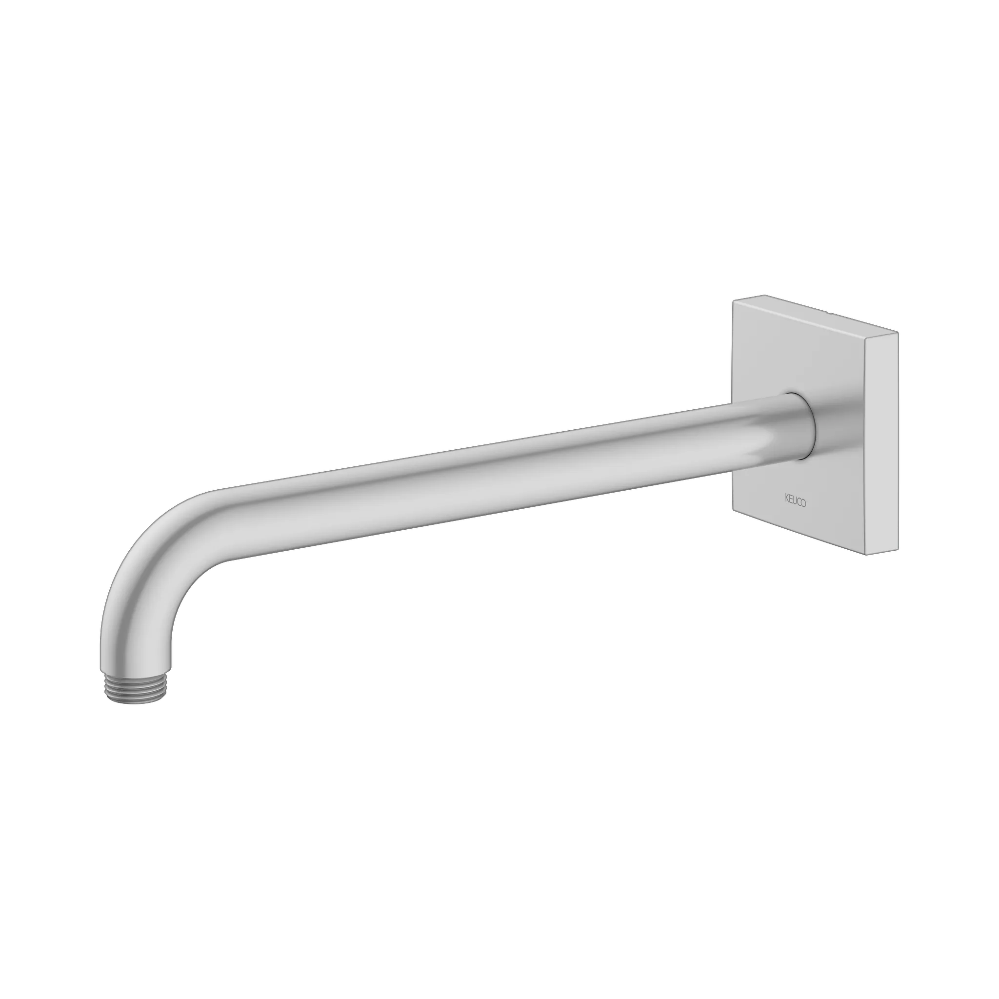 Edition 300 53088170302 Brausearm Wandanschluß eckig Ausladung 300 mm Aluminium-finish