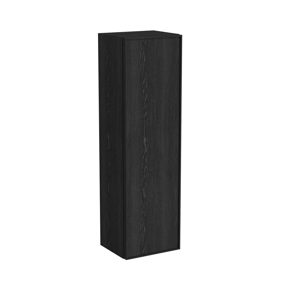 VitrA New Metropole Edge Halbhochschrank, Eiche Schwarz, 35 x 30 x 120 cm (BxTxH), Wandmontage mit Softclose & Push-Open-Tür, Massivholzrahmen VitrA New Metropole Edge Halbhochschrank, Eiche Schwarz, 35 x 30 x 120 cm (BxTxH), Wandmontage mit Softclose & Push-Open-Tür, Massivholzrahmen
