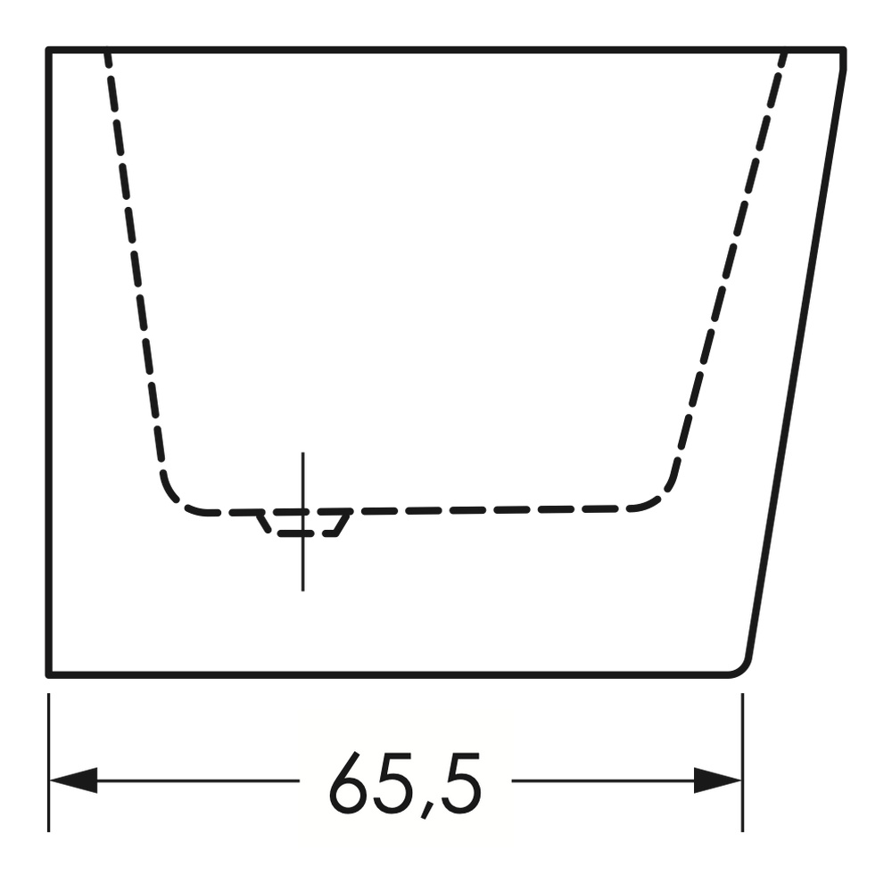 repaBAD Badewanne „Livorno Oval F“ freistehend oval 1650 × 750 mm, Mittelablauf in Weiß repaBAD Badewanne „Livorno Oval F“ freistehend oval 1650 × 750 mm, Mittelablauf in Weiß