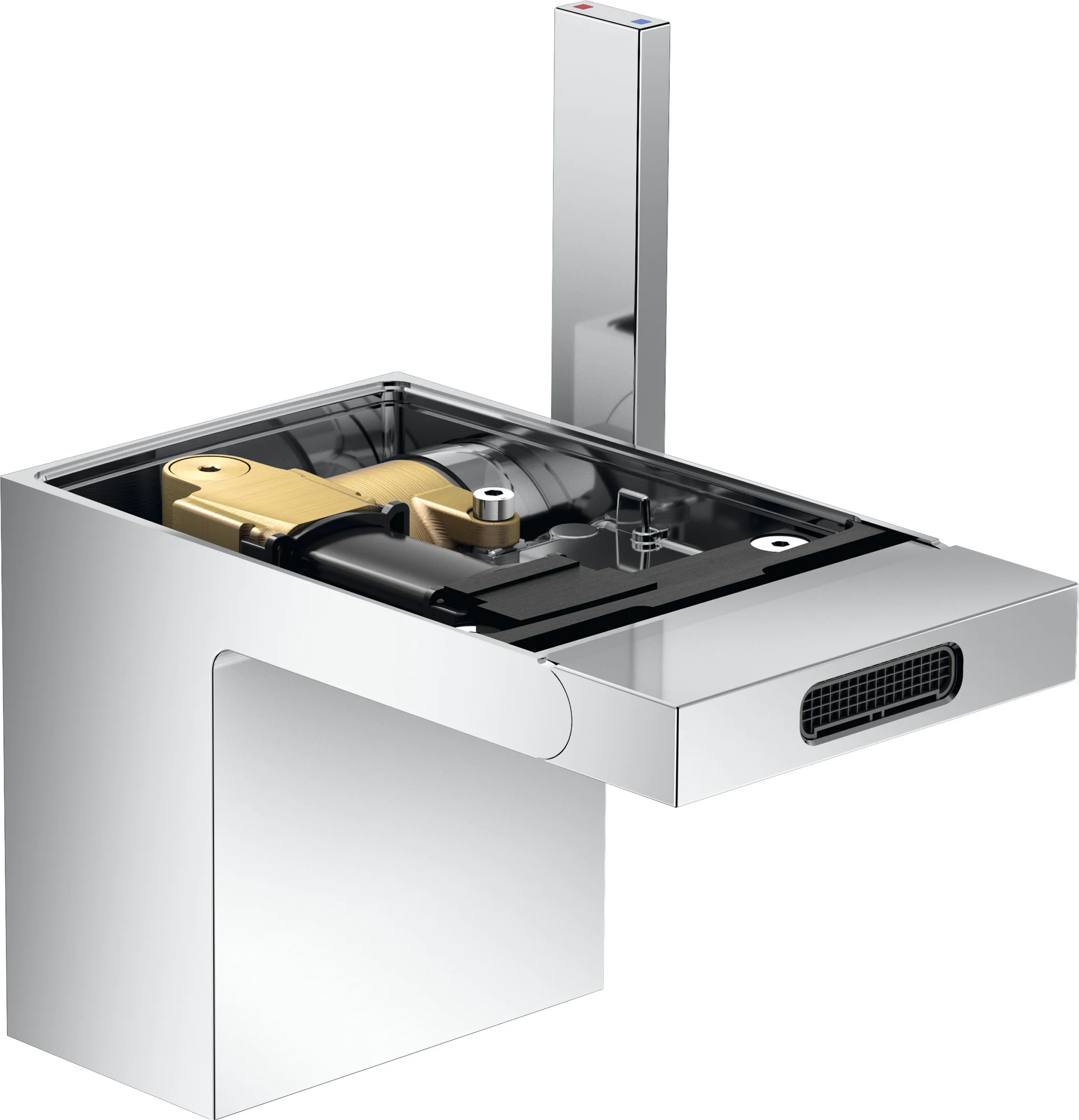 Hansgrohe AXOR MyEdition Bidetmischer - Einhebel-Bidetmischer mit Push-Open Ablaufgarnitur, Chrom, Ausladung 121 mm, Auslaufhöhe 83 mm Hansgrohe AXOR MyEdition Bidetmischer - Einhebel-Bidetmischer mit Push-Open Ablaufgarnitur, Chrom, Ausladung 121 mm, Auslaufhöhe 83 mm