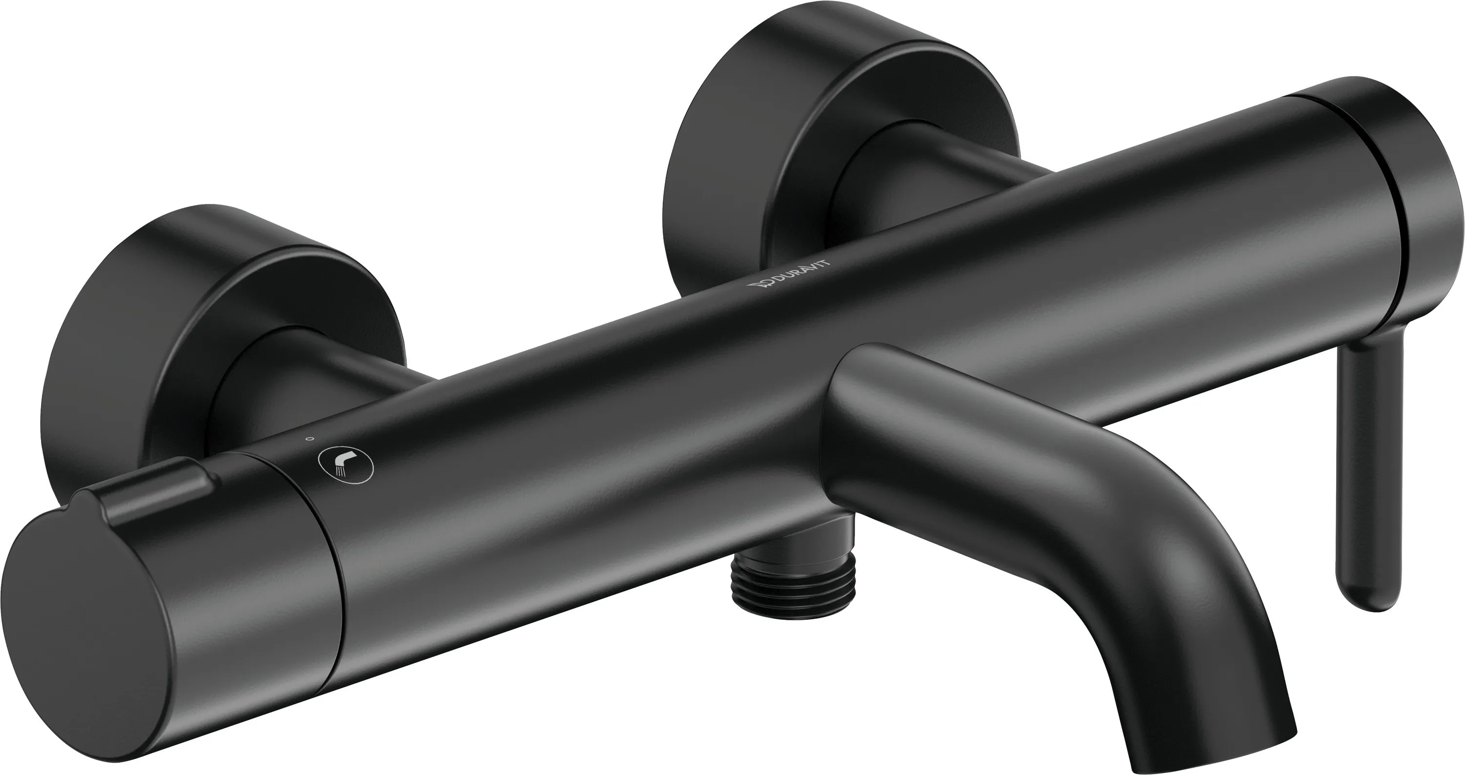 Einhand-Wannenarmatur „Serie C.1“ Ausladung 189 mm in Schwarz (matt) Einhand-Wannenarmatur „Serie C.1“ Ausladung 189 mm in Schwarz (matt)