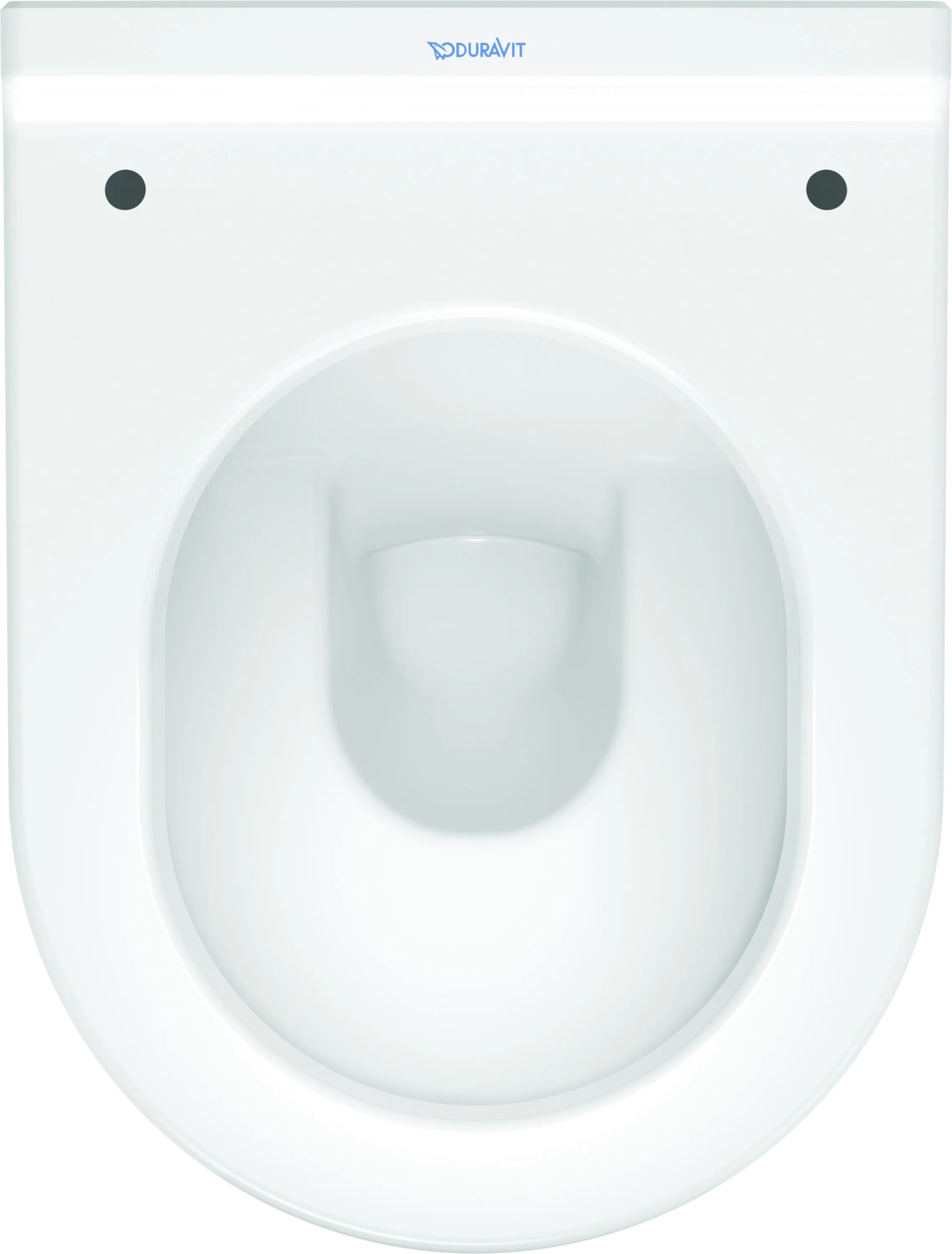 Wand-Tiefspül-WC Compact „Starck 3“ 36,5 × 35,5 × 48 cm, Befestigung sichtbar, mit Spülrand, Abgang waagerecht