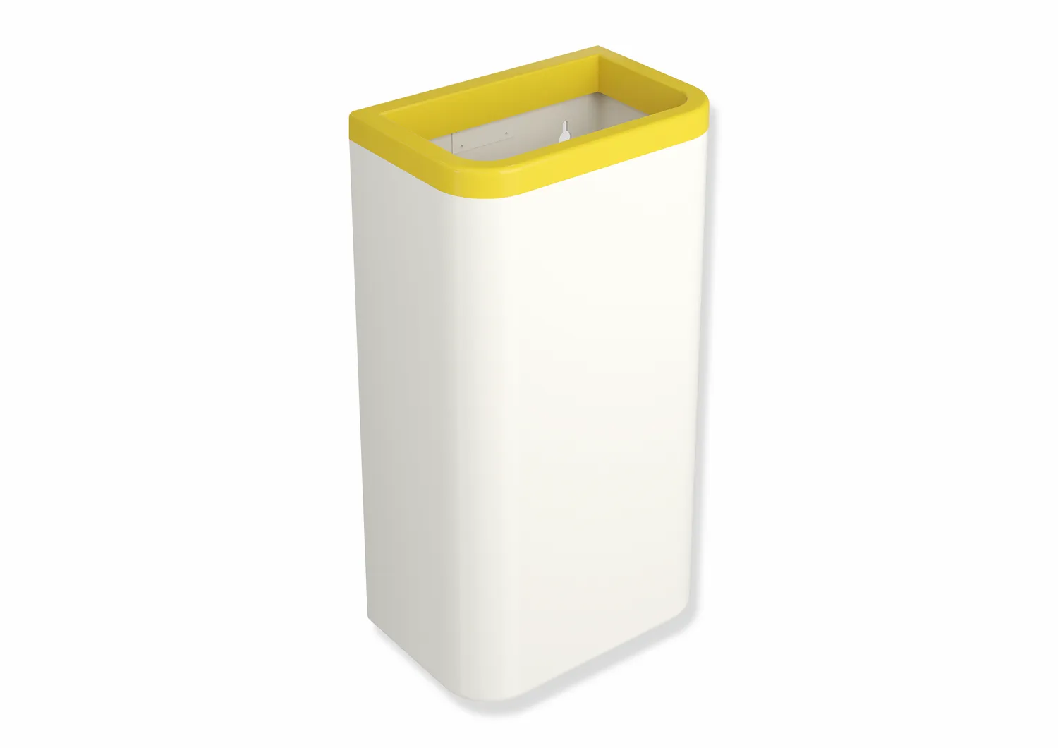 HEWI Papierabfallbehälter, Korpus Polyamid in HEWI Farbe 99, Rahmenelement / Einwurföffnung Polyamid, Fassungsvermögen ca. 25 l, Breite 281 mm, Höhe 505 mm, Tiefe 181 mm, Wandmontage HEWI Papierabfallbehälter, Korpus Polyamid in HEWI Farbe 99, Rahmenelement / Einwurföffnung Polyamid, Fassungsvermögen ca. 25 l, Breite 281 mm, Höhe 505 mm, Tiefe 181 mm, Wandmontage
